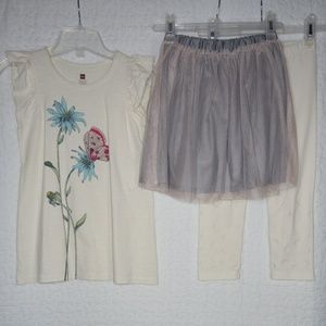 NWT - Tea Collection - Tee, Skirt, Legging Outfit